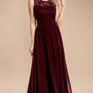 Maxi Formal Dress Burgundy